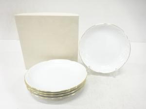 OKURA　オークラ　ゴールドライン　プレート5枚セット(14センチ)　洋食器